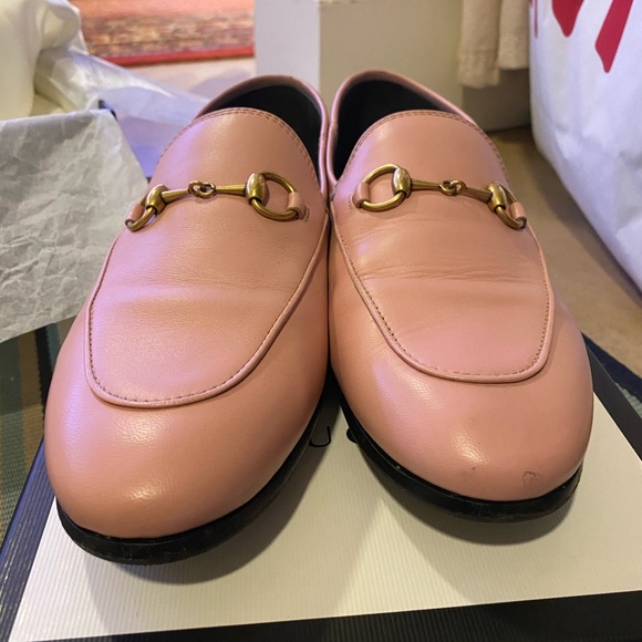 Sold* Gucci Brixton Loafers Pink - Picture 2 of 11